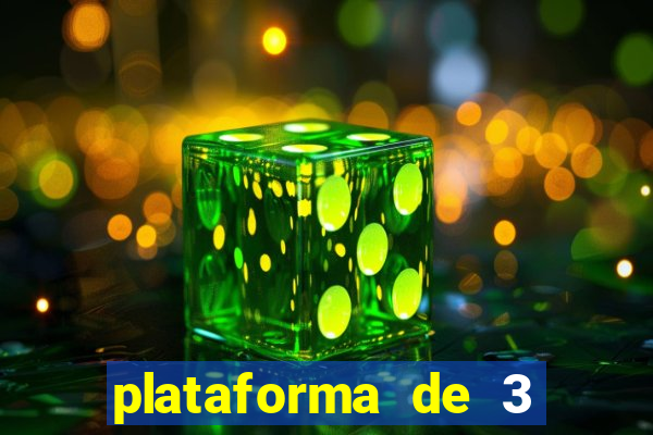 plataforma de 3 reais jogo